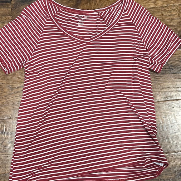 Haut Rayé Jaune American Eagle - Taille XS, Occasion Très Bon état, Style Basique